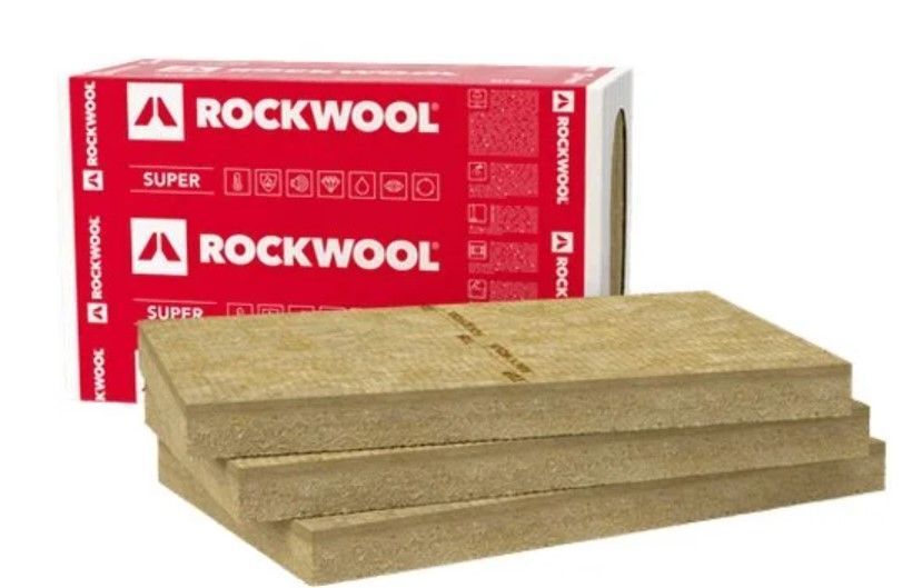 ROCKWOOL Frontrock Super (MAX E) Akmens Vate Plāksnēs Fasādei 600mm | Bazaars.lv