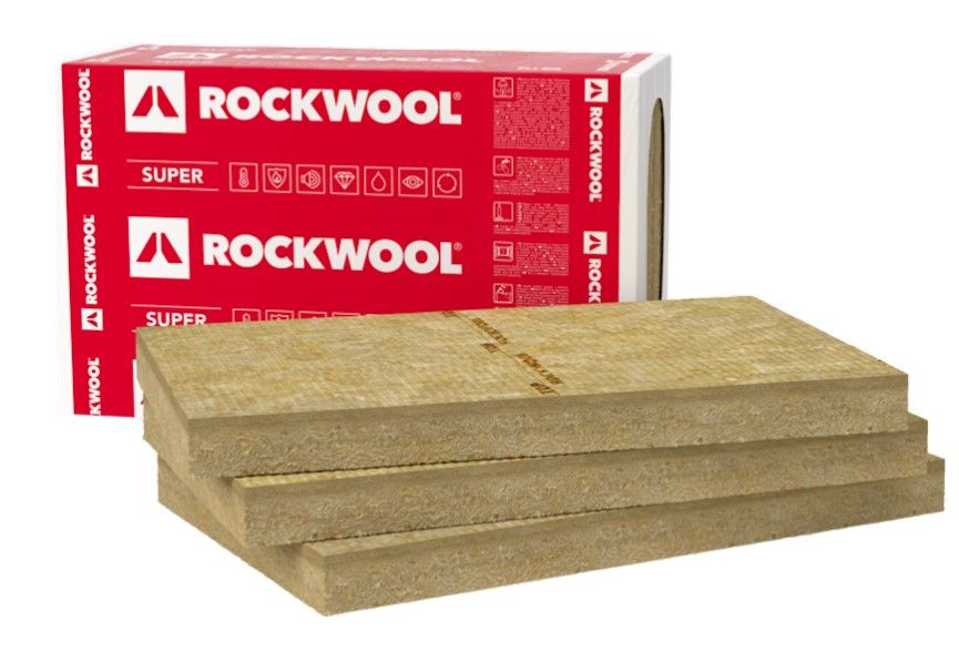 ROCKWOOL Ventirock Super  Pretvēja Izolācijas Plāksnes | Bazaars.lv