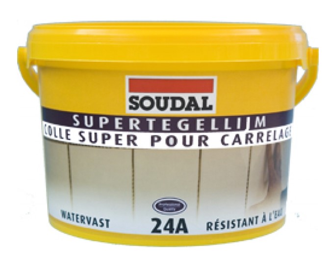 SOUDAL Super Tilecol 24A Flīžu Līme, Gaiši Dzeltens | Bazaars.lv