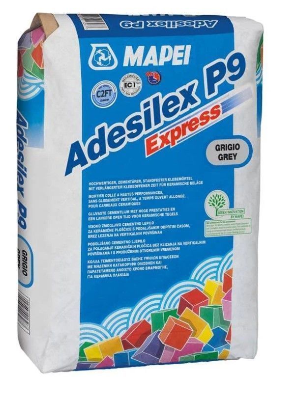 MAPEI Adesilex P9 Express Ātri Cietējoša Elastīga Flīžu Līme (C2FT) | Bazaars.lv