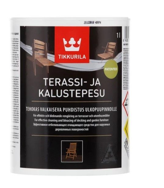 TIKKURILA Terassi- Ja Kalustepesu Oksidējošs Tīrīšanas Līdzeklis | Bazaars.lv