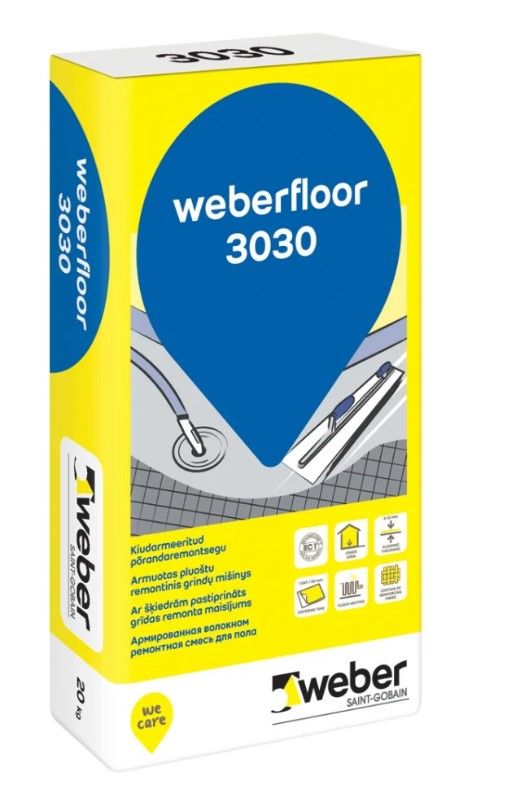 WEBER Floor 3030 Grīdas Izlīdzinātājs (0-10mm) | Bazaars.lv