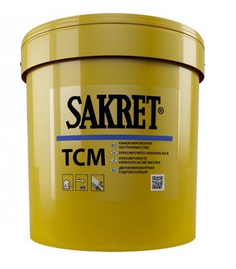 SAKRET TCM Divkomponentu Hidroizolācija | Bazaars.lv