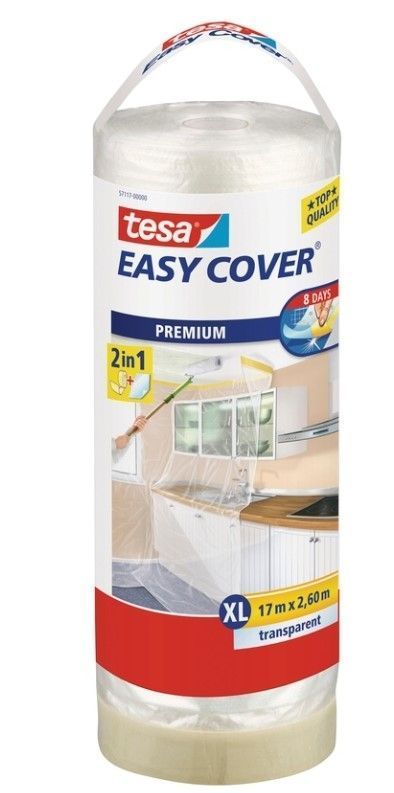 TESA Easy Cover Remonta Aizsargplēve Ar Līmlenti