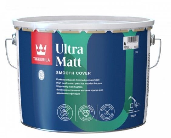 TIKKURILA Ultra Matt Koka Fasādes Krāsa, Matēta | Bazaars.lv