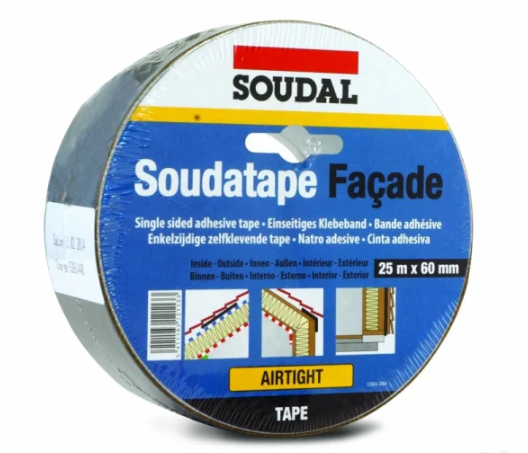 Soudal Soudatape Facade Pašlīmējoša Lenta Fasādēm 60mm, 25m | Bazaars.lv