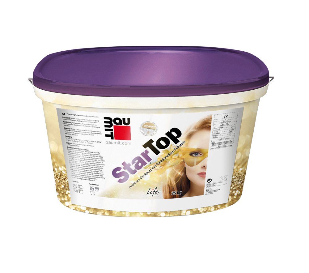 BAUMIT NanoporTop Pašattīrošs Dekoratīvais Apmetums Biezpiens