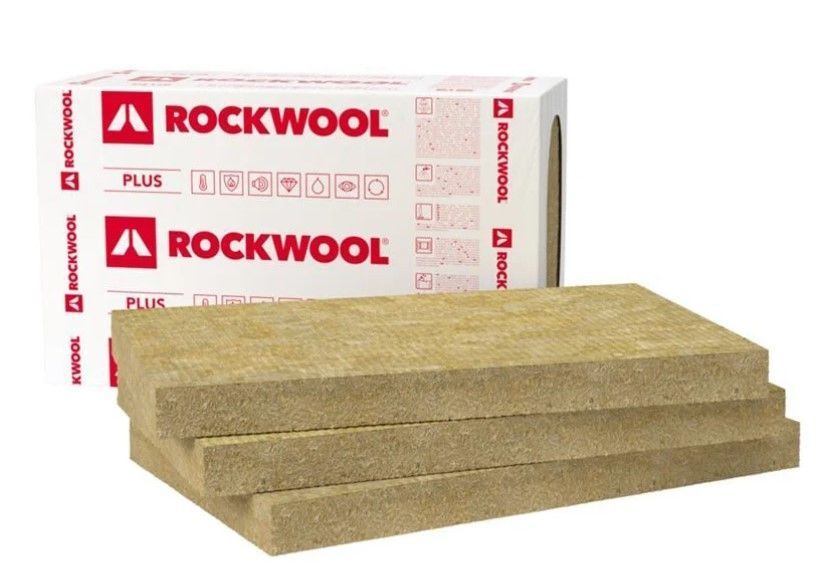 ROCKWOOL Frontrock Plus Akmens Vate Plāksnēs Fasādei | Bazaars.lv
