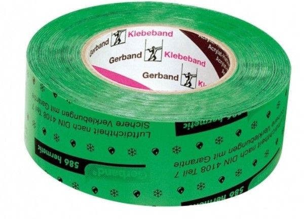 Gerband Inside Green Tape Armēta Akrila Lenta Tvaika Izolācijai | Bazaars.lv