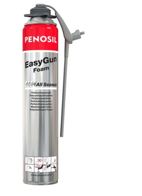 PENOSIL EasyGun Foam All Season Montāžas Putas Universālās Ar Trubiņu
