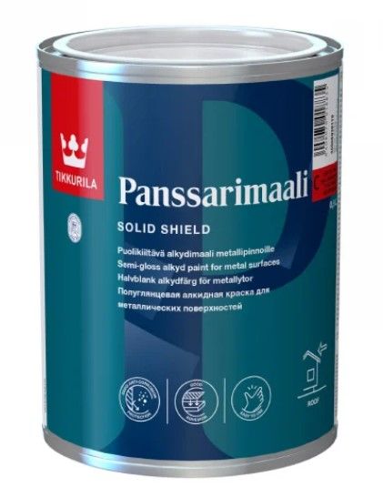 TIKKURILA Panssarimaali Krāsa Metāla Jumtiem | Bazaars.lv