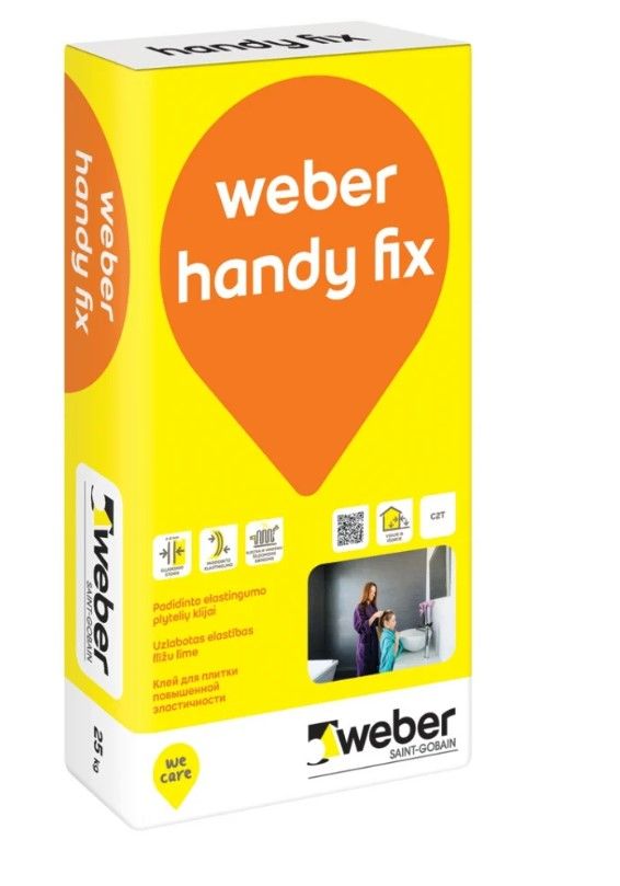 WEBER Handy Fix Flīžu Līme