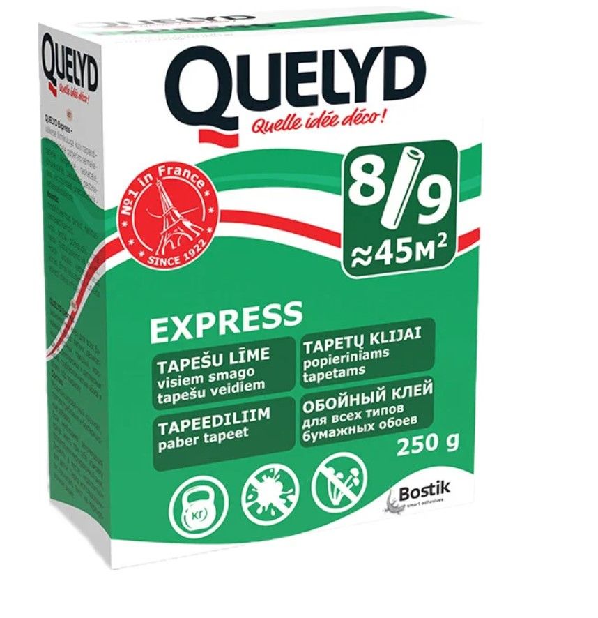 BOSTIK Quelyd Express Tapešu Līme | Bazaars.lv