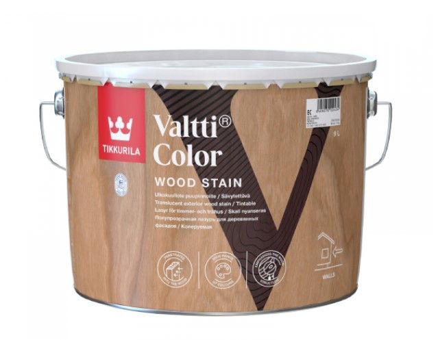 Tikkurila Valtti Color Koksnes Pārklājums Ārdarbiem, Matēts, Puscaurspīdīgs, Tonējams | Bazaars.lv