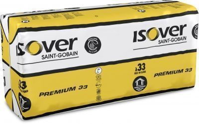 ISOVER Premium (KL33) Minerālvate Plāksnēs 560x1170mm | Bazaars.lv
