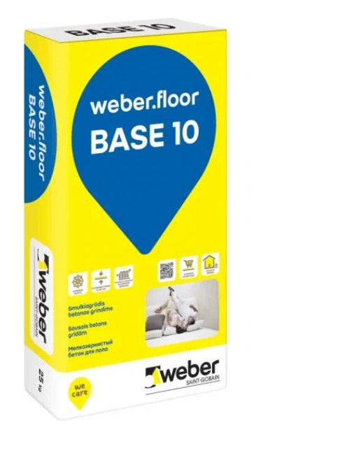 WEBER Floor Base 10 Sausais Betons Grīdām | Bazaars.lv