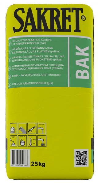 SAKRET BAK Pelēkā Līmēšanas Un Armēšanas Java