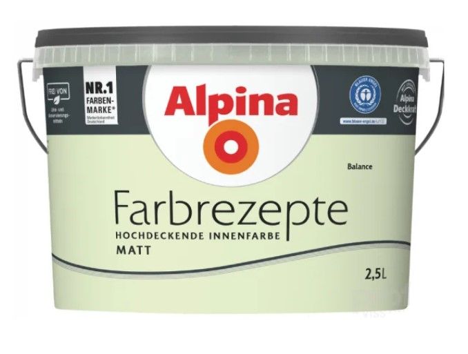 Alpina Farbrezepte Balance Krāsa Sienām Matēta