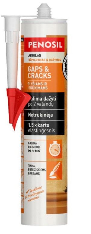 PENOSIL Gaps&Cracks Akrila Krāsojamais Hermētiķis, Balts | Bazaars.lv