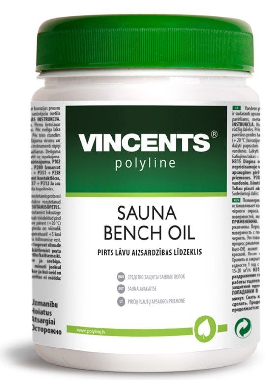 VINCENTS POLYLINE Sauna Bench Oil Lāvu Apdares Eļļa | Bazaars.lv