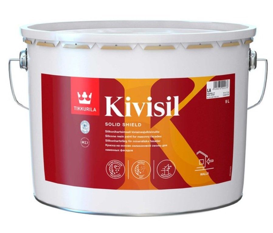 Tikkurila Kivisil Silikona Sveķu Krāsa Mūra Fasādēm Pilnīgi Matēta | Bazaars.lv