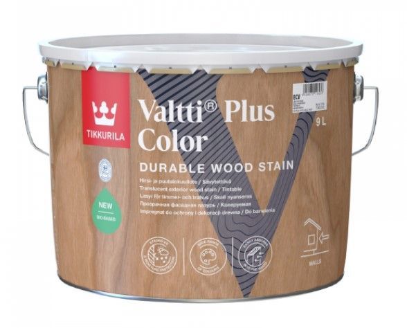 Tikkurila Valtti Plus Color Lazurējošs Koksnes Aizsargpārklājums Ārdarbiem, Puscaurspīdīgs, Tonējams | Bazaars.lv