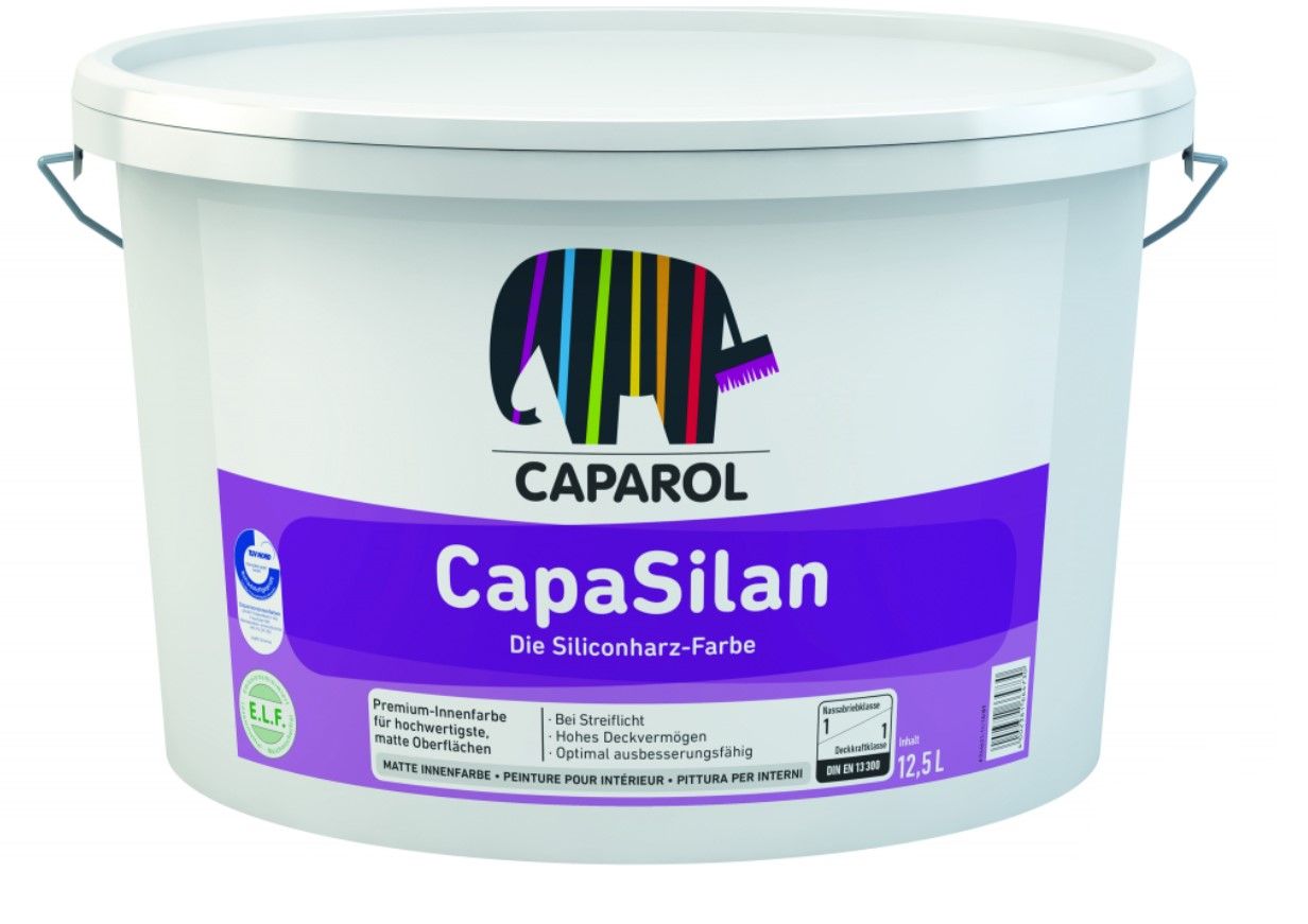CAPAROL CapaSilan Krāsa Uz Silikona Sveķu Bāzes B1