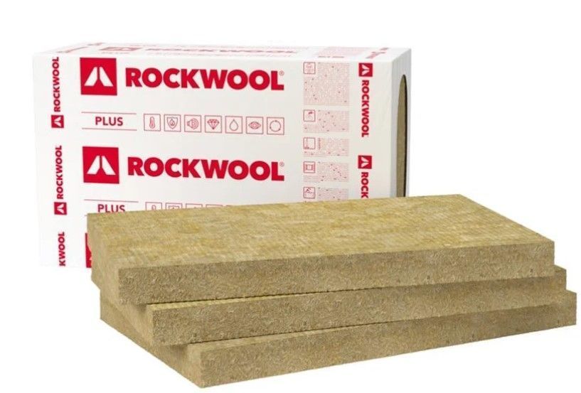 ROCKWOOL Frontrock Plus Akmens Vate Plāksnēs Fasādei 600mm