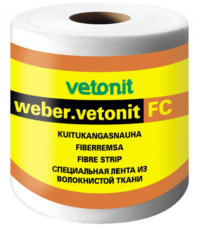 WEBER Vetonit FC Hidroizolācijas Stiklašķiedras Auduma Lenta