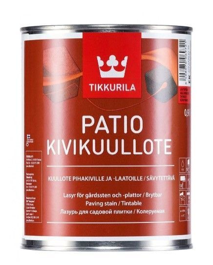 Tikkurila Patio Kivikuullote Beice Betona Bruģim Bezkrāsaina EK | Bazaars.lv