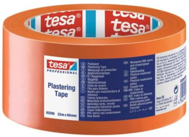 TESA Standart Apmetēju Līmlente PVC, Oranža
