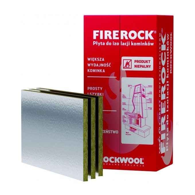 ROCKWOOL Firerock Ugunsizturīgās Akmens (Kamīna) Vate Plāksnēs 30x600x1000mm