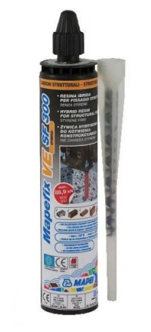 MAPEI Mapefix VE SF Līme Metāla Elementiem | Bazaars.lv