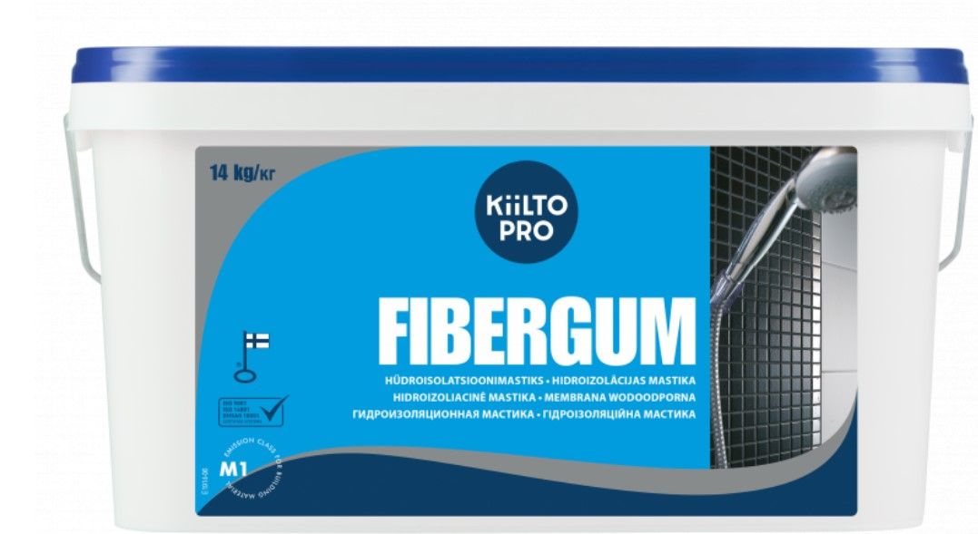 KIILTO Fibergum Vienkomponenta Hidroizolācijas Membrāna | Bazaars.lv