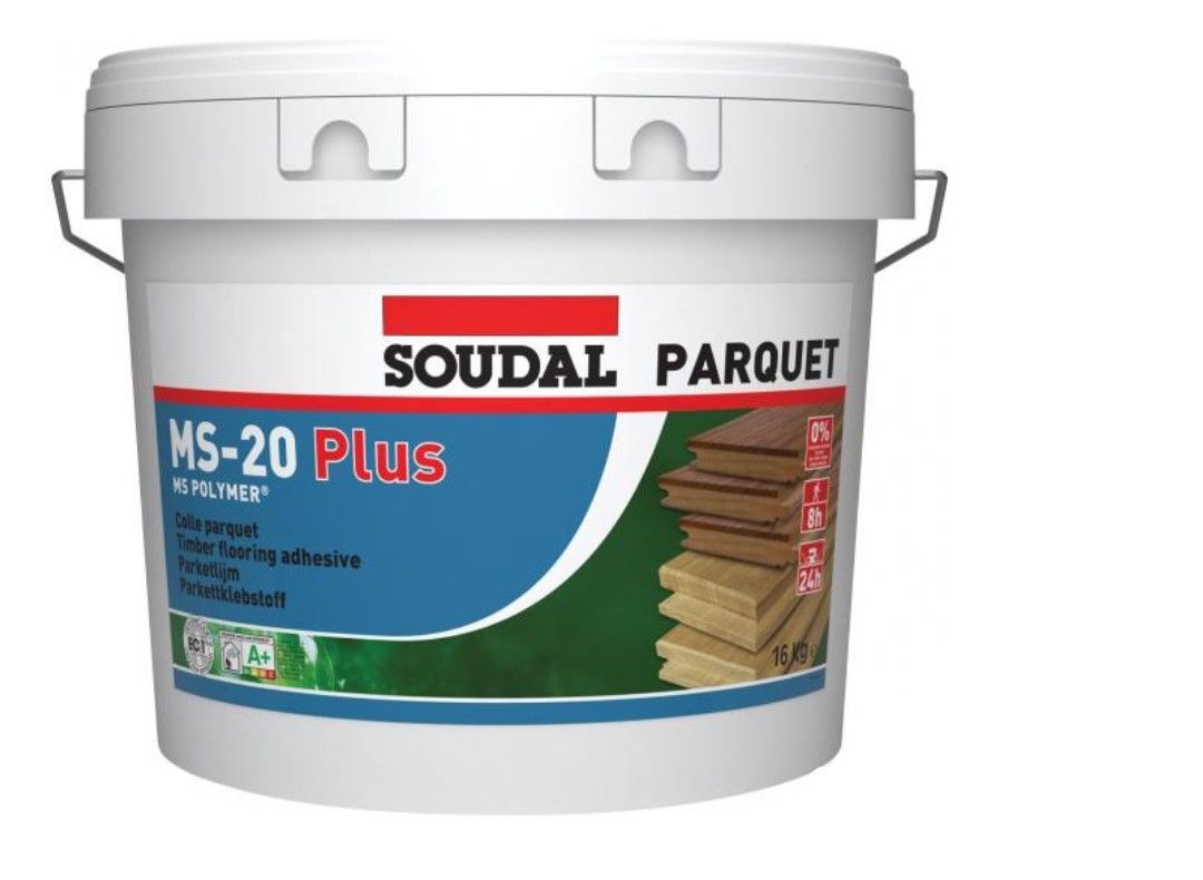 SOUDAL Parket Adhesive MS-20 Plus Polimēra Parketa Līme | Bazaars.lv