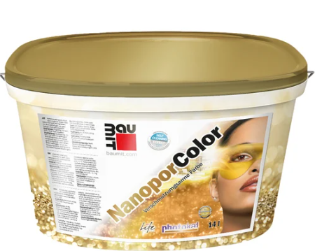 BAUMIT NanoporColor Pašattīroša Minerāla Fasādes Krāsa Uz Silikāta Bāzes | Bazaars.lv