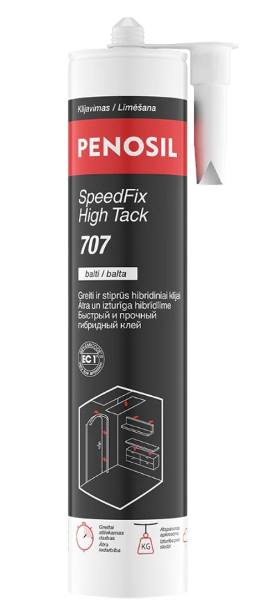 Penosil Premium SpeedFix HighTack 707 Universāla Līme, Balta | Bazaars.lv