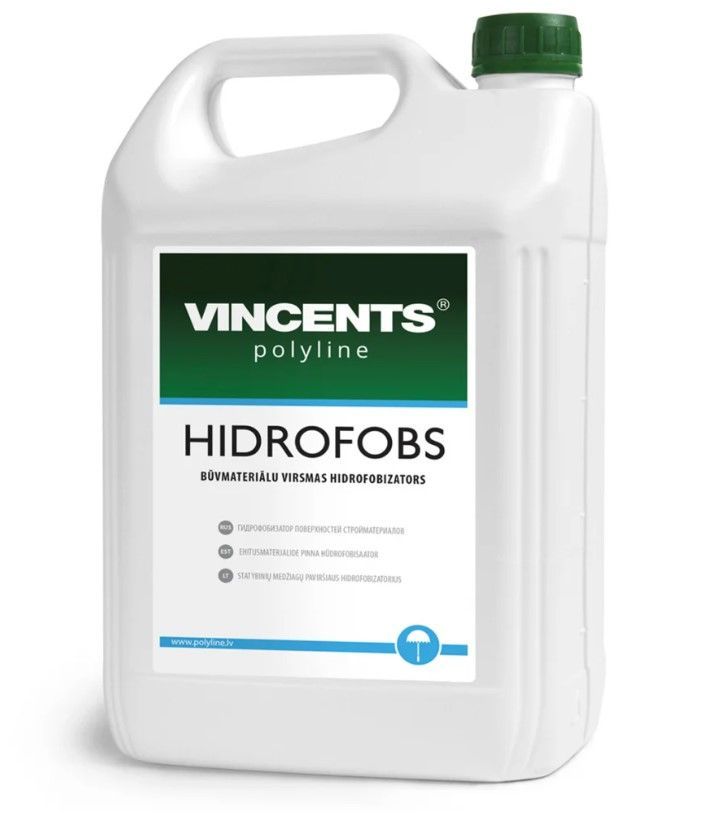 VINCENTS POLYLINE Hidrofobs Būvmateriālu Virsmas Hidrofobizātors