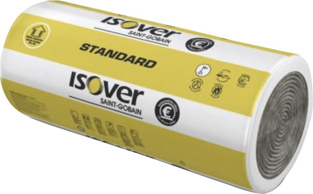 ISOVER STANDARD Roll 42 (KT42) G3 Touch Twin Minerālvate Ruļļos | Bazaars.lv