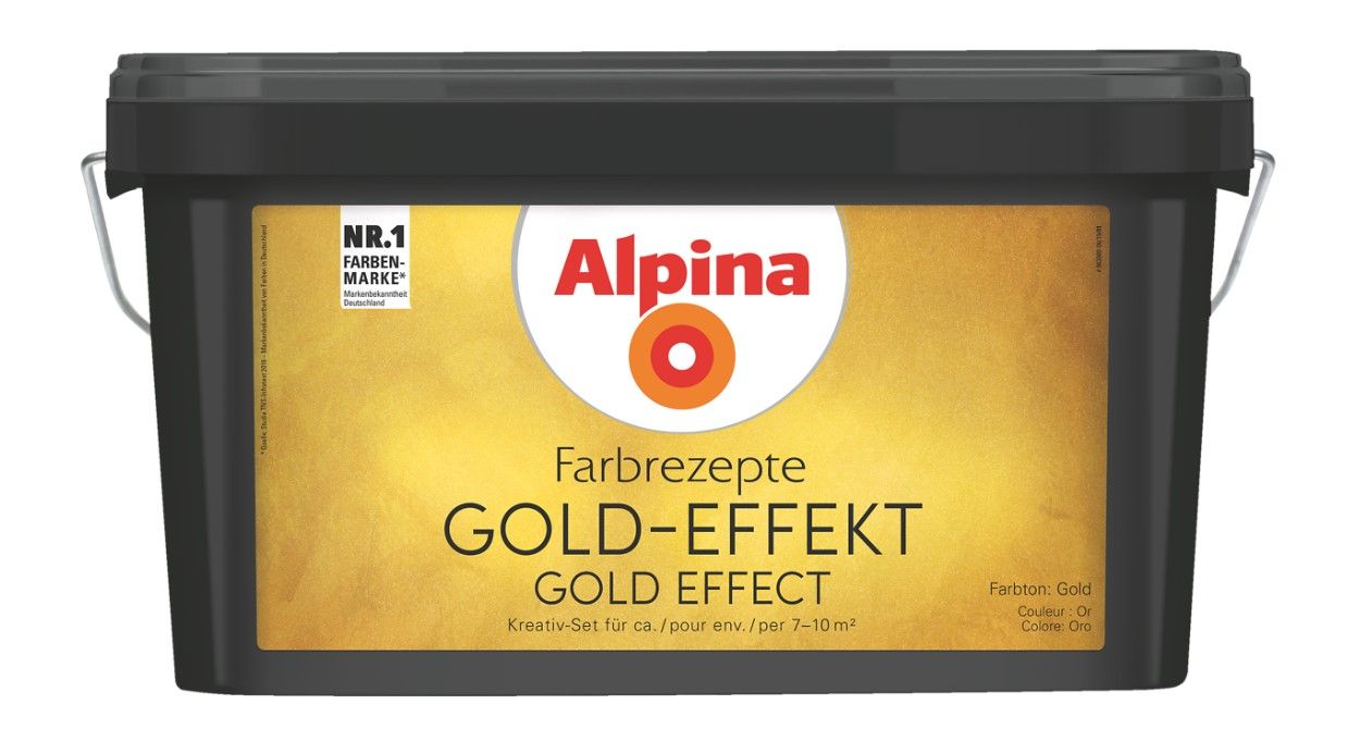 Alpina Farbrezepte Gold-Effekt Efektkrāsas