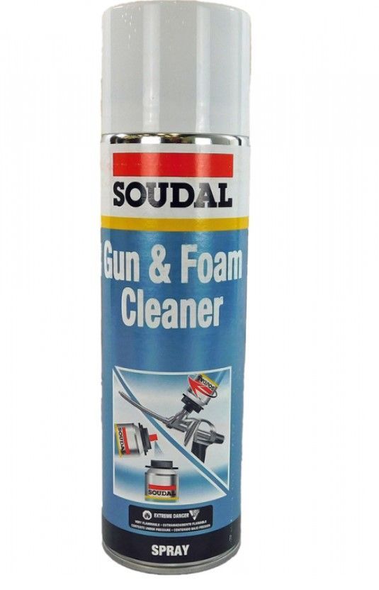SOUDAL Gun & Foam Cleaner Putu Tīrītājs 500 Ml | Bazaars.lv