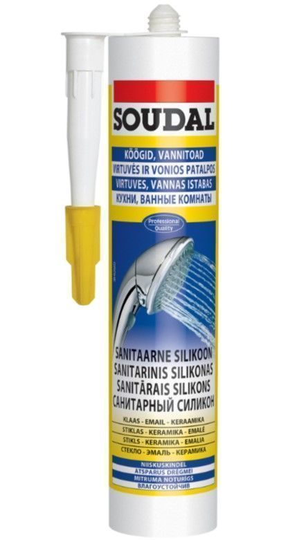 SOUDAL Sanitārais Silikons BS | Bazaars.lv