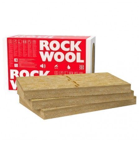 ROCKWOOL Frontrock Super (MAX E) Akmens Vate Plāksnēs Fasādei 600x1000mm